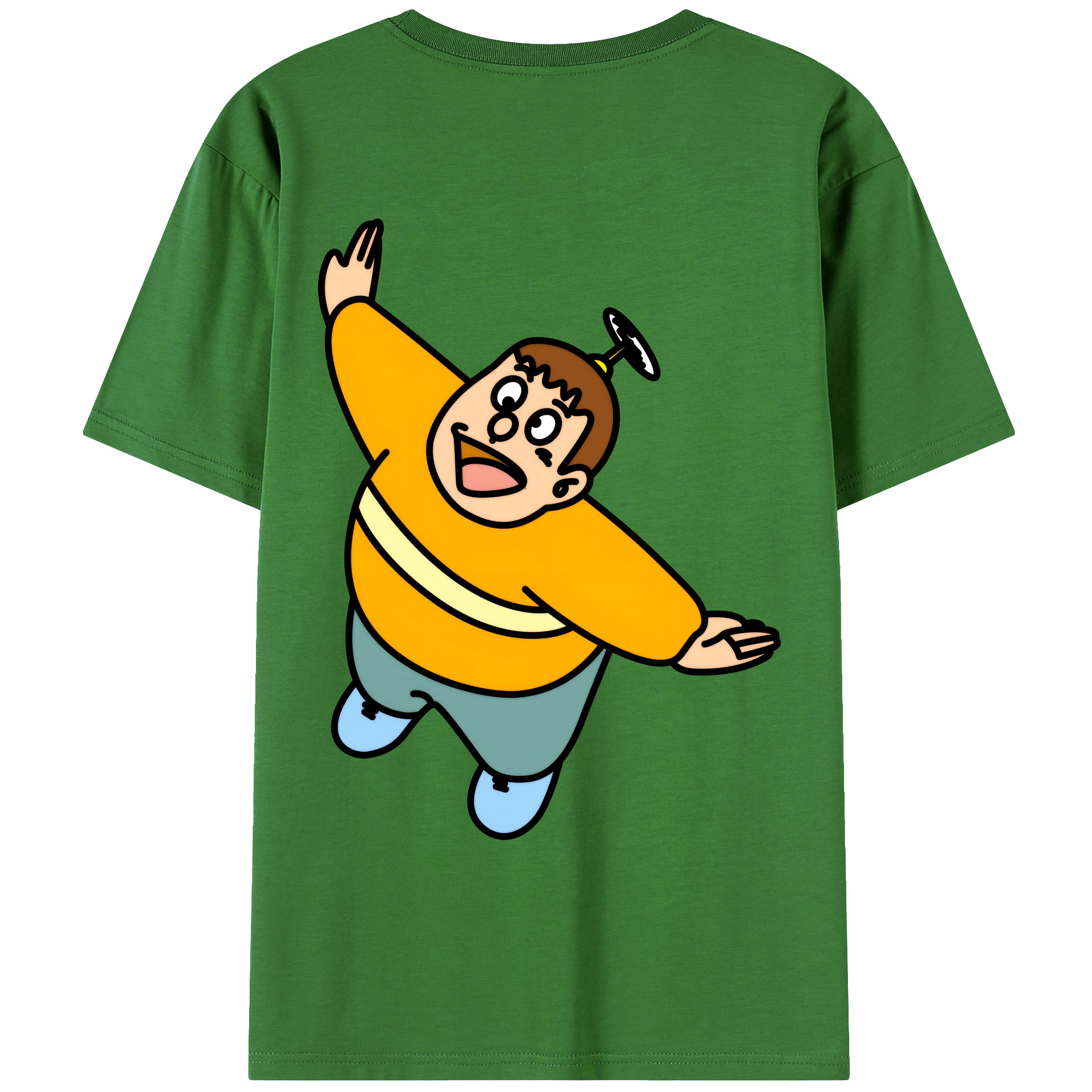 （画像用） ドラえもん 剛田武 Doraemon Gouta Takeshi レディース半袖Tシャツ(バックプリント)